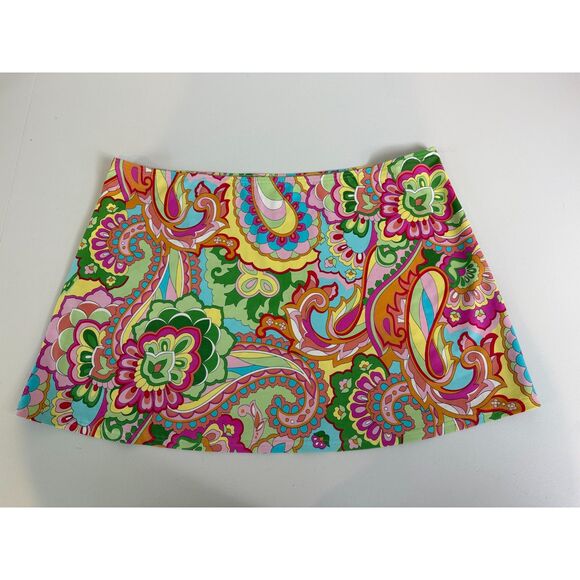 Lands' End Multicolor Paisley Swim Coverup - Picture 3 of 9